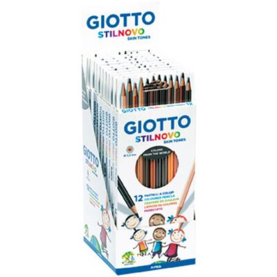 ΞΥΛΟΜΠΟΓΙΕΣ GIOTTO STILNOVO SKIN TONES (12 τμχ)