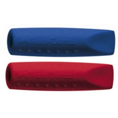 ΓΟΜΑ FABER-CASTELL 187001 CAP ΚΟΚΚΙΝΟ-ΜΠΛΕ