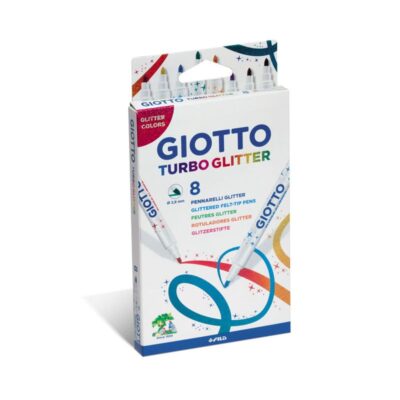 ΜΑΡΚΑΔΟΡΟΙ GIOTTO TURBO GLITTER (8 τμχ) (425800)