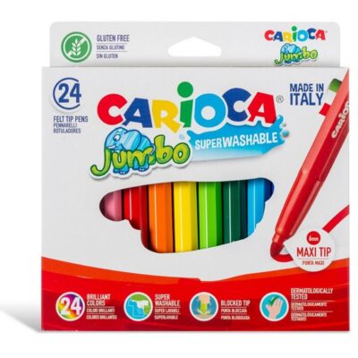 ΜΑΡΚΑΔΟΡΟΙ CARIOCA JUMBO (24 τμχ) (40570)
