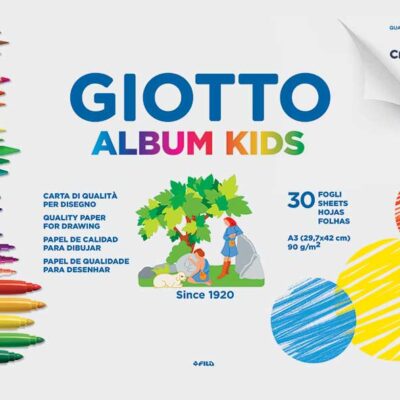 ΜΠΛΟΚ ΖΩΓΡΑΦΙΚΗΣ GIOTTO ALBUM KIDS 30φ. 21 Χ 29.7cm 90gr (580200)