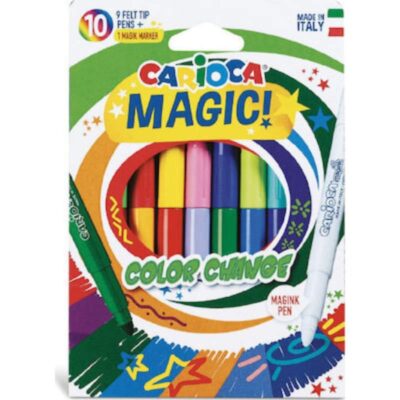 ΜΑΡΚΑΔΟΡΟΙ CARIOCA MAGIC COLOR CHANGE (9+1 τμχ) (42737)