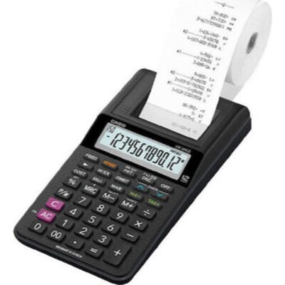 ΑΡΙΘΜΟΜΗΧΑΝΗ CASIO HR-8RCE 12 ΨΗΦΙΩΝ ΕΚΤΥΠΩΣΗΣ 24.3X9.9X6.6cm (ΜΠΑΤΑΡΙΑΣ)