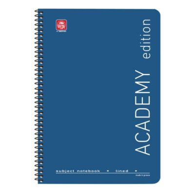ΤΕΤΡΑΔΙΟ ΣΠΙΡΑΛ ACADEMY Α4 3 ΘΕΜ. ΜΠΛΕ
