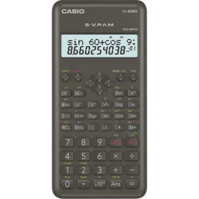 ΑΡΙΘΜΟΜΗΧΑΝΗ CASIO FX-82MS ΕΠΙΣΤΗΜΟΝΙΚΟ 2nd EDITION 16.2X7.7X1.4cm (ΜΠΑΤΑΡΙΑΣ)
