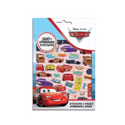 ΑΥΤΟΚΟΛΛΗΤΑ ΜΠΛΟΚ (300 τμχ) 14.5 Χ 21.5 CARS (563132)