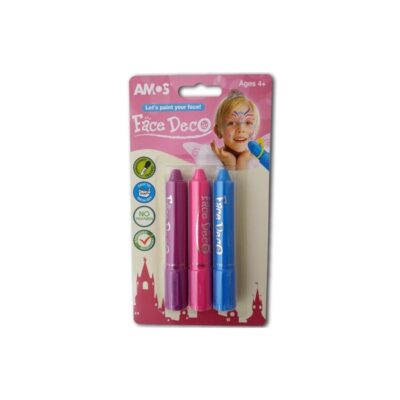 ΚΡΑΓΙΟΝ AMOS FACE DECO 3 ΧΡΩΜΑΤΩΝ GIRLS