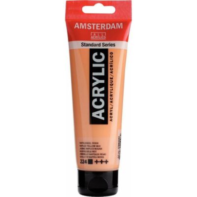 ΑΚΡΥΛΙΚΑ TALENS AMSTERDAM 120ml (224) NAPLES YELLOW RED