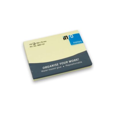ΧΑΡΤΑΚΙΑ 100 Χ 75 INFO ΚΙΤΡΙΝΑ 100 φύλλα (5657-01)