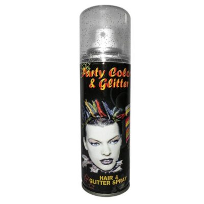 ΣΠΡΕΙ ΧΡΩΜΑ ΜΑΛΛΙΩΝ 125ml ΑΣΗΜΙ ME GLITTER (216)