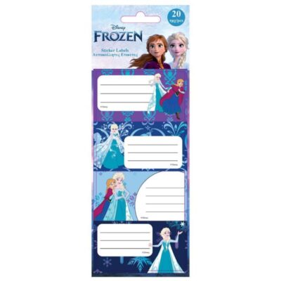 ΕΤΙΚΕΤΕΣ ΣΧΟΛΙΚΕΣ FROZEN (20 τμχ) (564557)