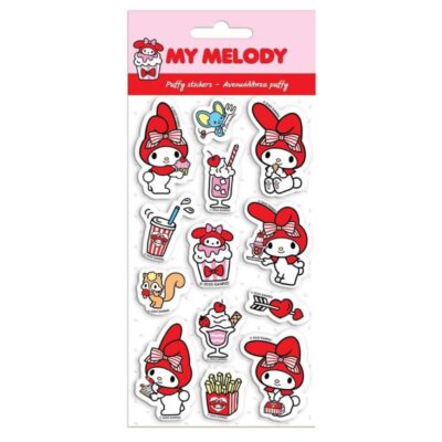ΑΥΤΟΚΟΛΛΗΤΑ PUFFY 10 Χ 22cm MY MELODY (490207)