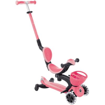 ΠΑΤΙΝΙ GLOBBER GO UP BABY LIGHTS 360 CORAL PINK (844-210)
