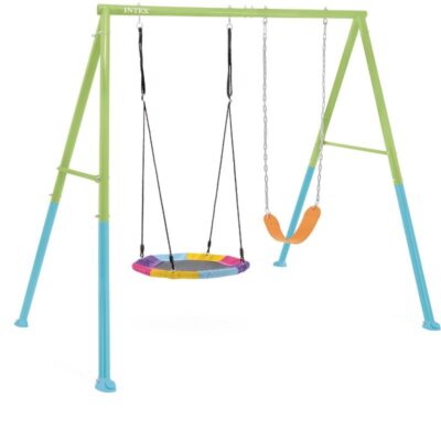 INTEX ΚΟΥΝΙΑ ΣΕΤ 2 ΣΕ 1 Saucer & Swing 254 X 235 X 200cm (44125)