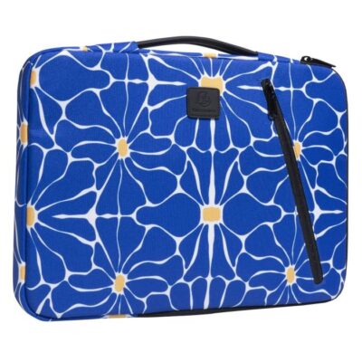 ΘΗΚΗ 2 ΘΕΣΕΩΝ ΜΕ ΦΕΡΜΟΥΑΡ ΓΙΑ LAPTOP 13-14'' (ΜΕΓ. 37X28X2.5 CM), ΣΧΕΔΙΟ FLOWER