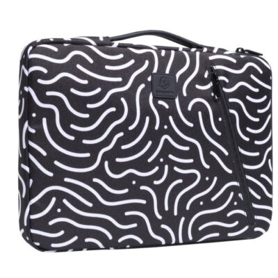 ΘΗΚΗ 2 ΘΕΣΕΩΝ ΜΕ ΦΕΡΜΟΥΑΡ ΓΙΑ LAPTOP 13-14'' (ΜΕΓ. 37X28X2.5 CM), ΣΧΕΔΙΟ MOON *E