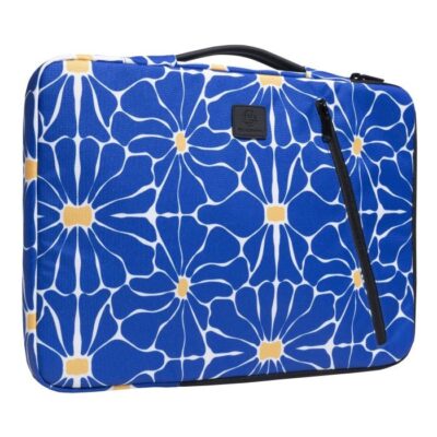 ΘΗΚΗ 2 ΘΕΣΕΩΝ ΜΕ ΦΕΡΜΟΥΑΡ ΓΙΑ LAPTOP 15-16'' (ΜΕΓ. 41X31X2.5 CM), ΣΧΕΔΙΟ FLOWER
